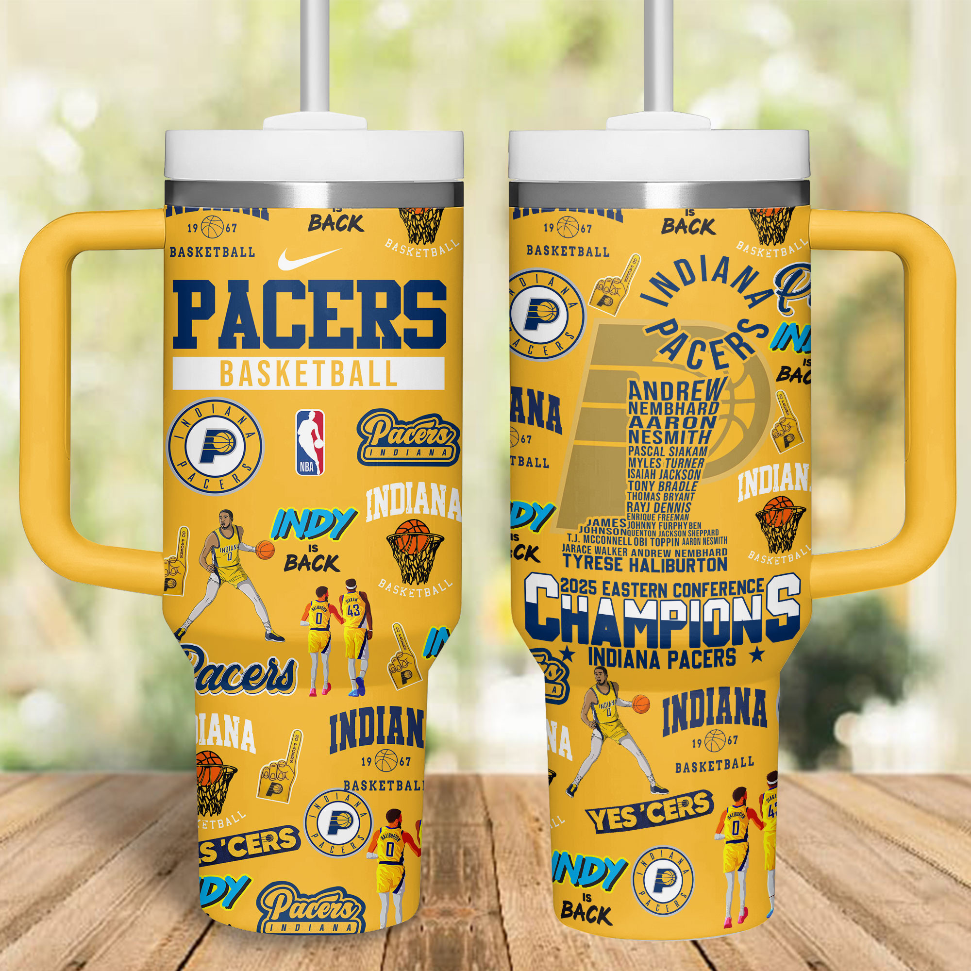 Indiana Pacers NBA Custom Stanley Cup 40 oz 30 oz Tumbler With HandleTVC2301179 - Image 5