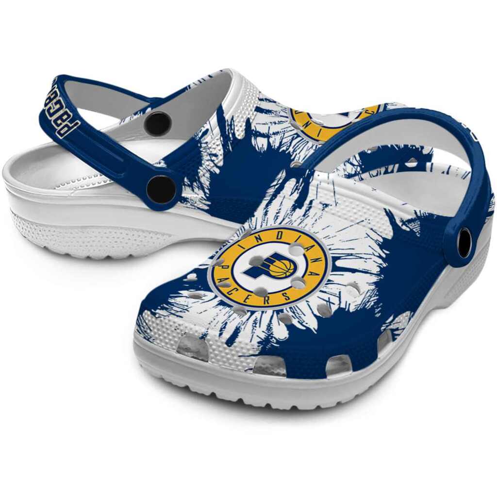 Indiana Pacers Splatter Graphics ClogTVC1801707 - Image 3