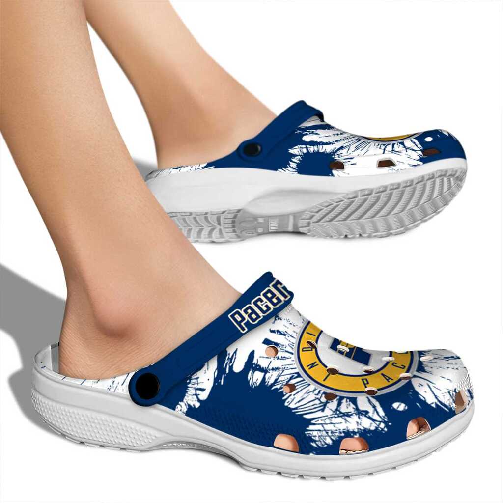 Indiana Pacers Splatter Graphics ClogTVC1801707 - Image 2