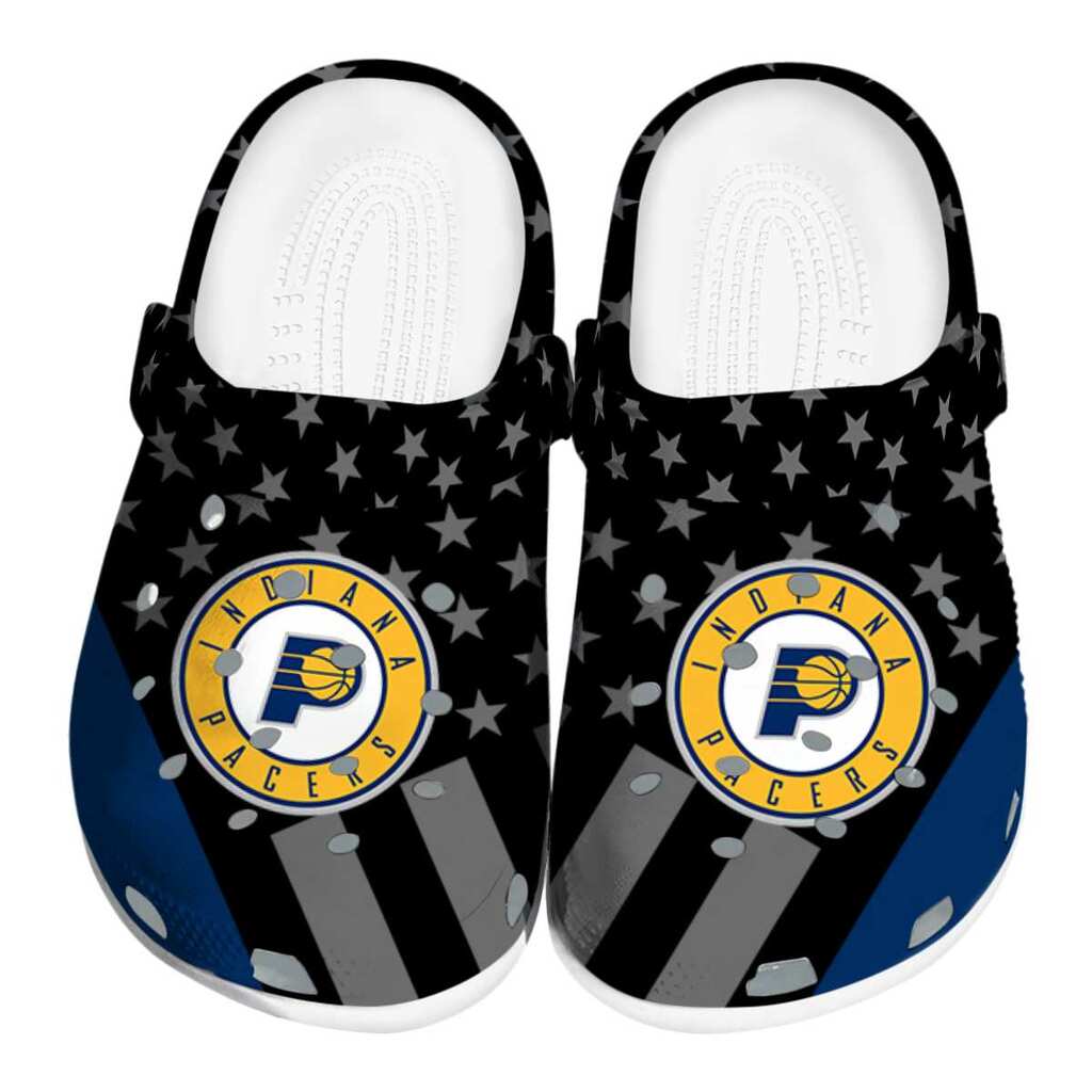 Indiana Pacers Stellar Stripes Theme ClogTVC1801707