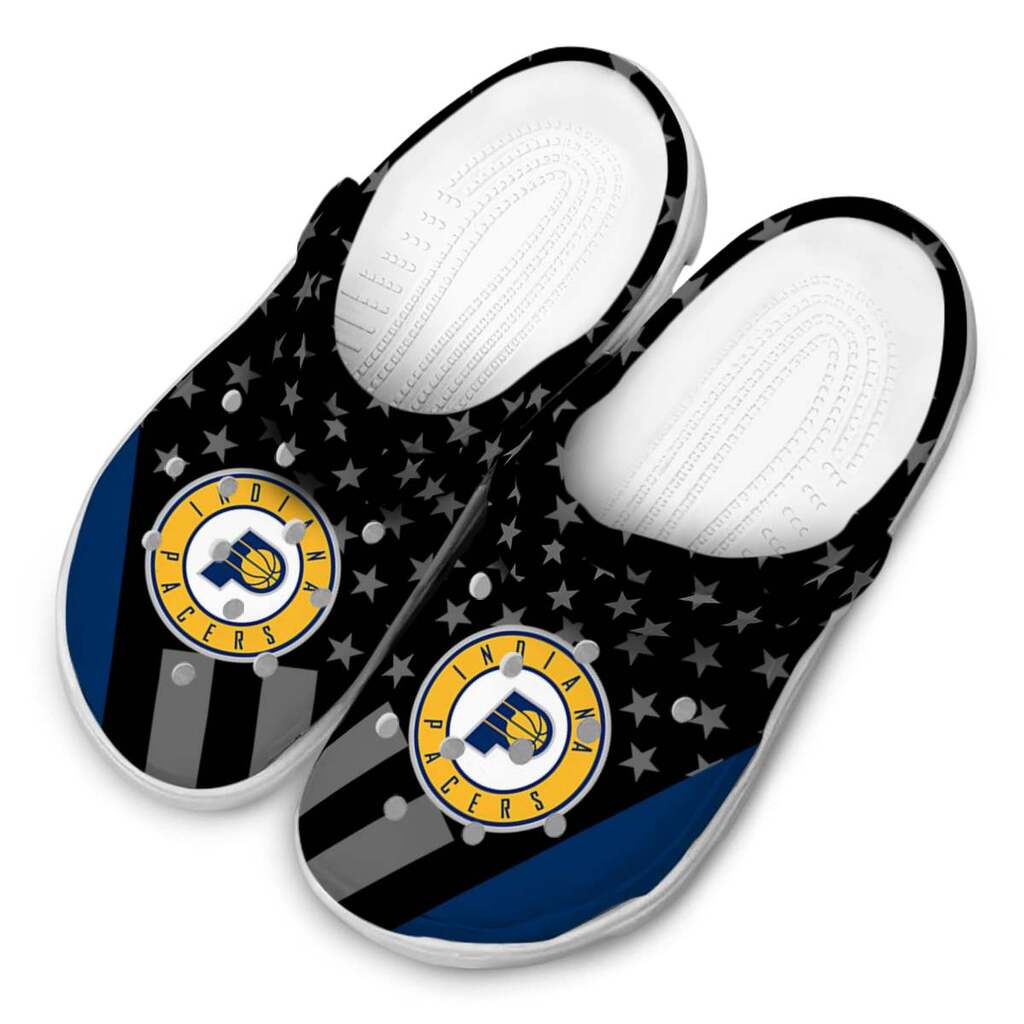 Indiana Pacers Stellar Stripes Theme ClogTVC1801707 - Image 4
