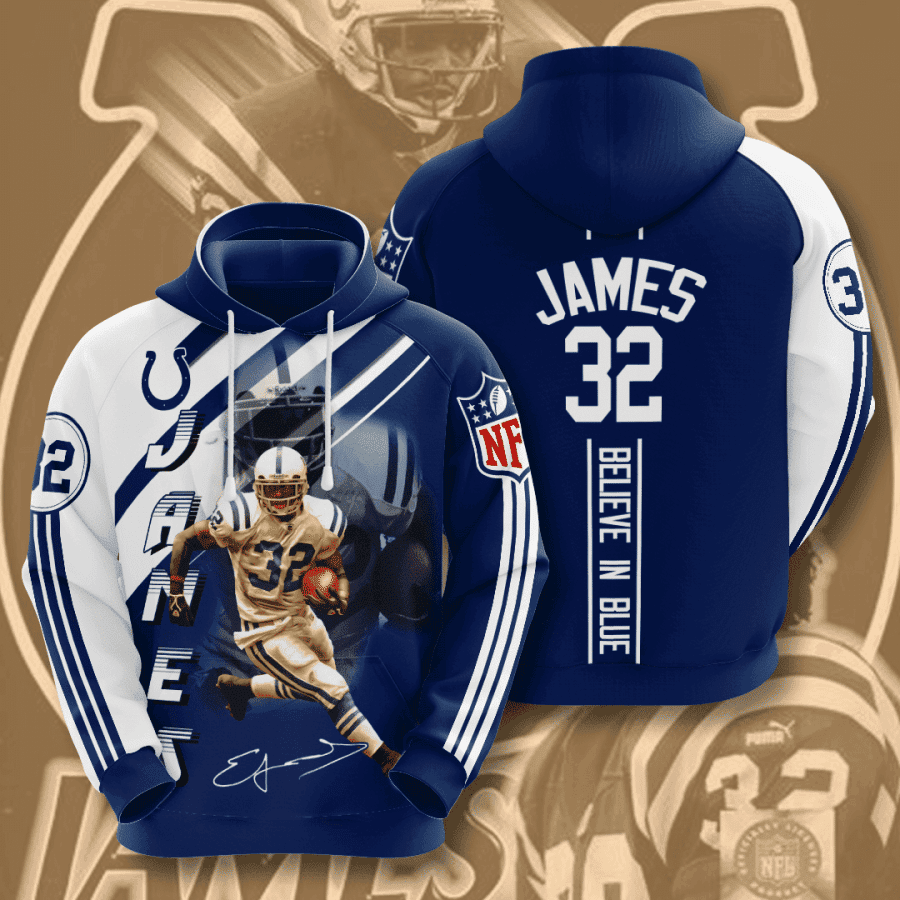 Indianapolis Colts 3D All Over Print Hoodie, Zip Hoodie