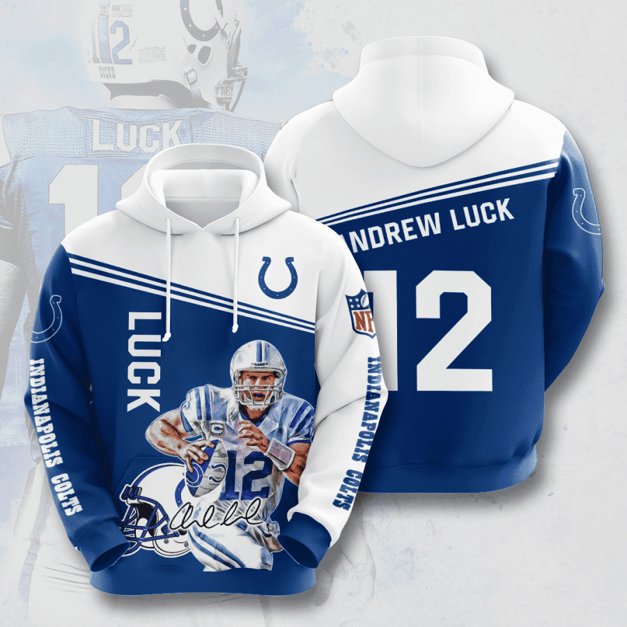 Indianapolis Colts 3D All Over Print Hoodie, Zip Hoodie