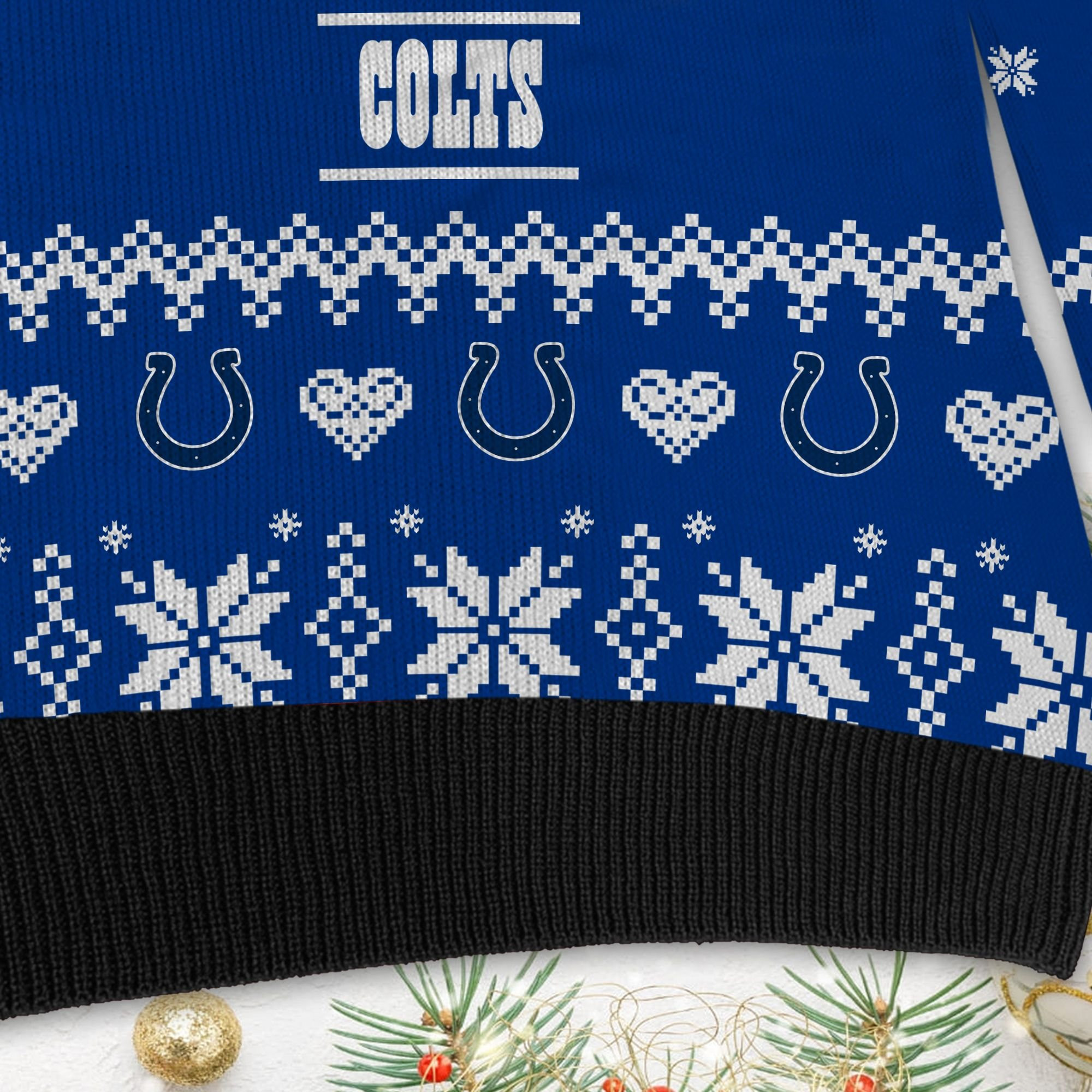 Indianapolis Colts Cute The Snoopy Show Football Helmet 3D Ugly Christmas Sweater Adult 3D Funny Matching for family - Image 5