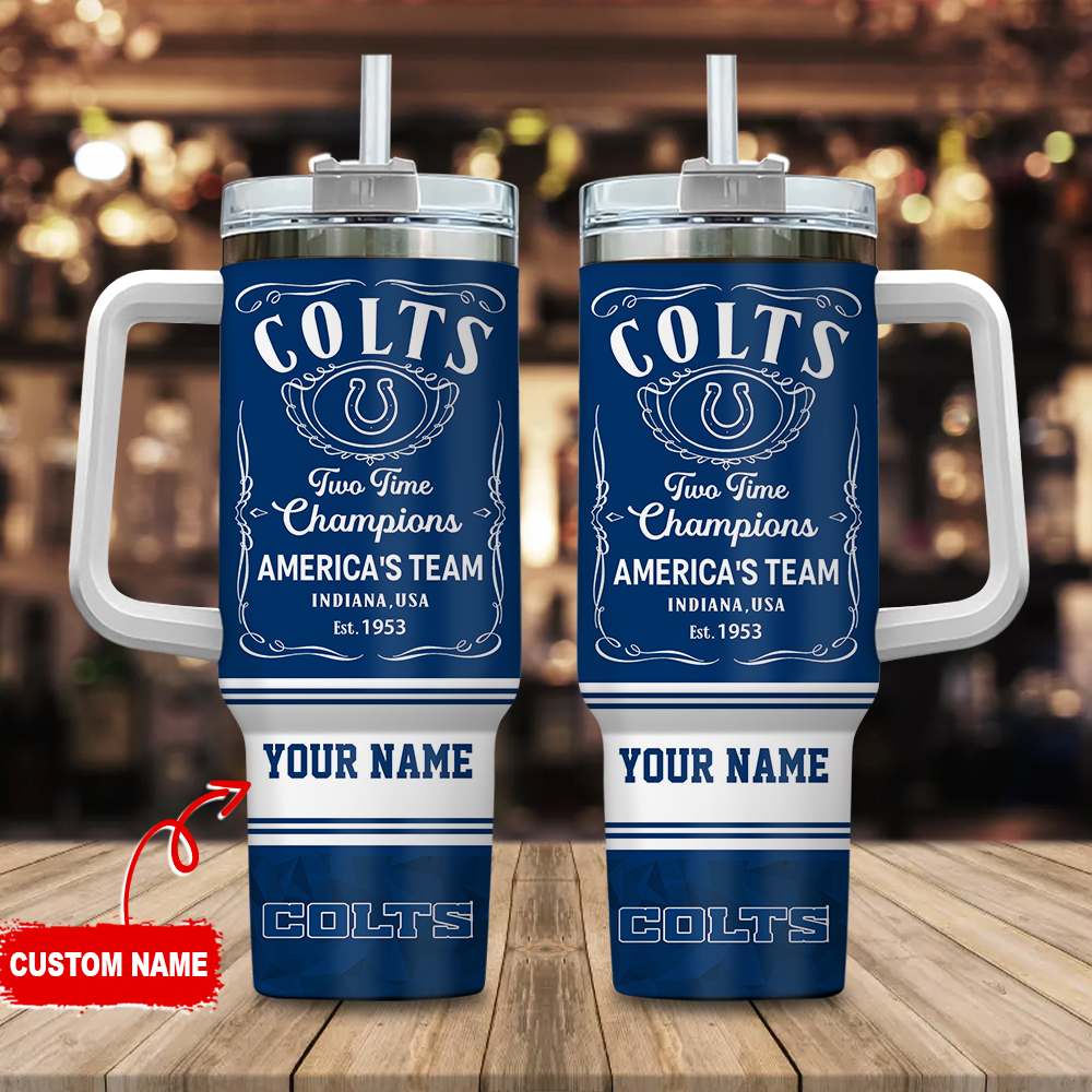 Indianapolis Colts NFL Custom Stanley Cup 40 oz 30 oz Tumbler With HandleTVC2301119