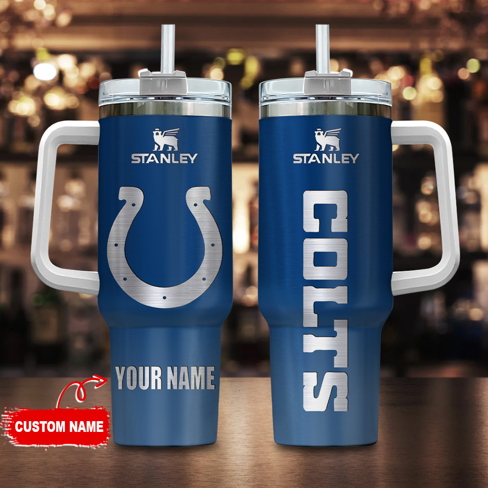 Indianapolis Colts NFL Custom Stanley Cup 40 oz 30 oz Tumbler With HandleTVC230180