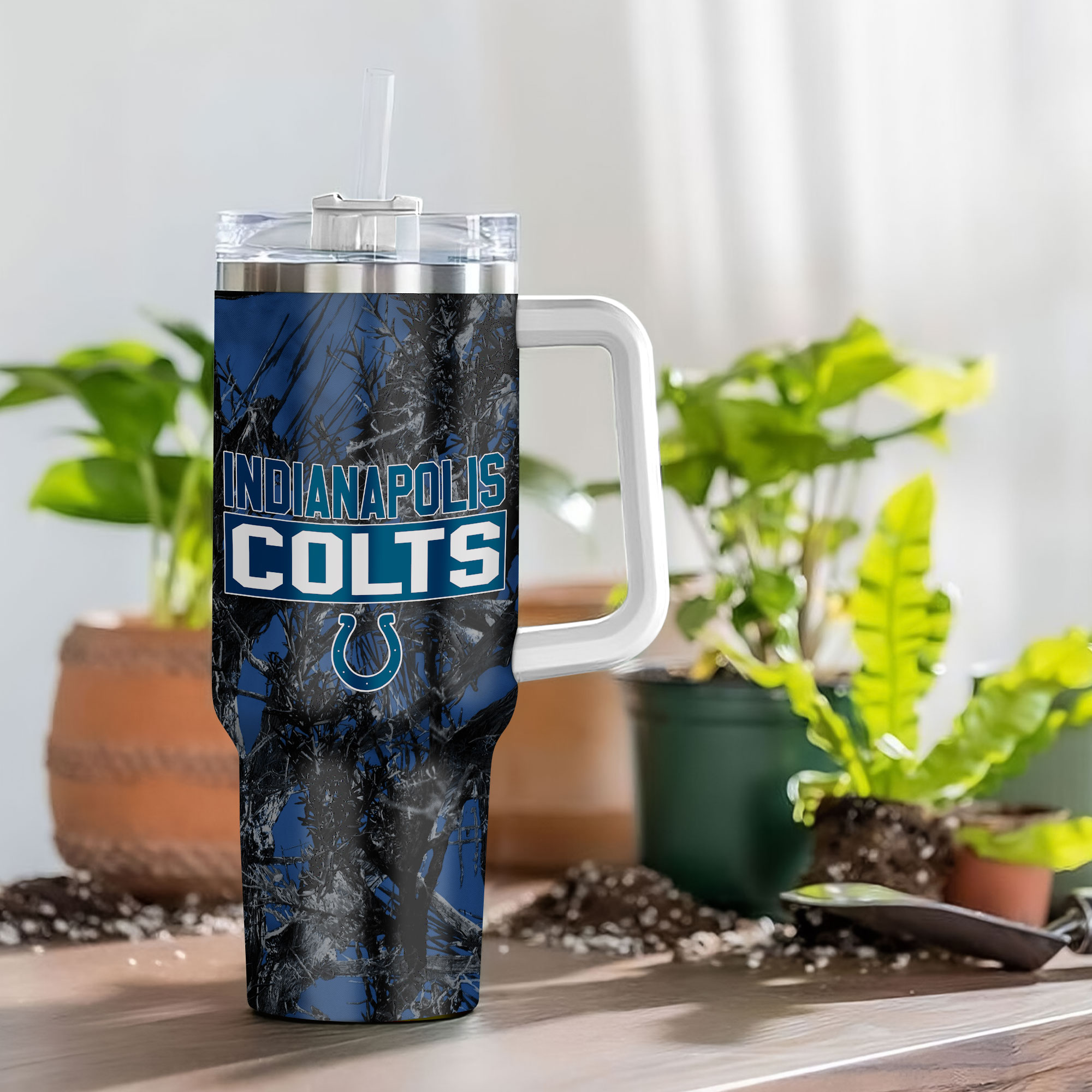 Indianapolis Colts NFL Hunting Custom Stanley Cup 40 oz 30 oz Tumbler With HandleTVC230182 - Image 4