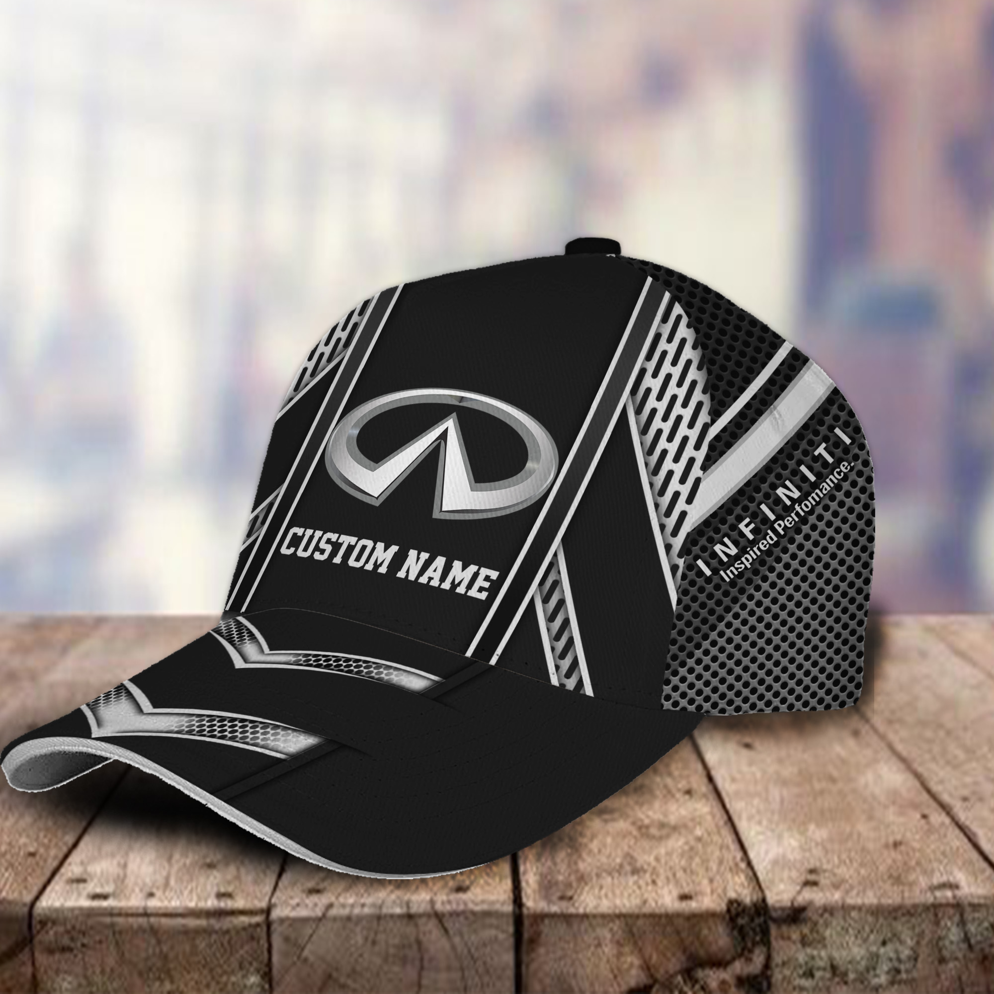 Infiniti 3D Classic Cap Hat Personalized Name For Men Women Trucker Hats Custom Hats Gifts For Men & Women