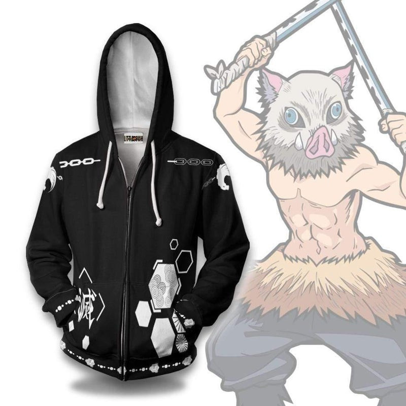 Inosuke Hashibira 3D All Over Print Hoodie, Zip Hoodie