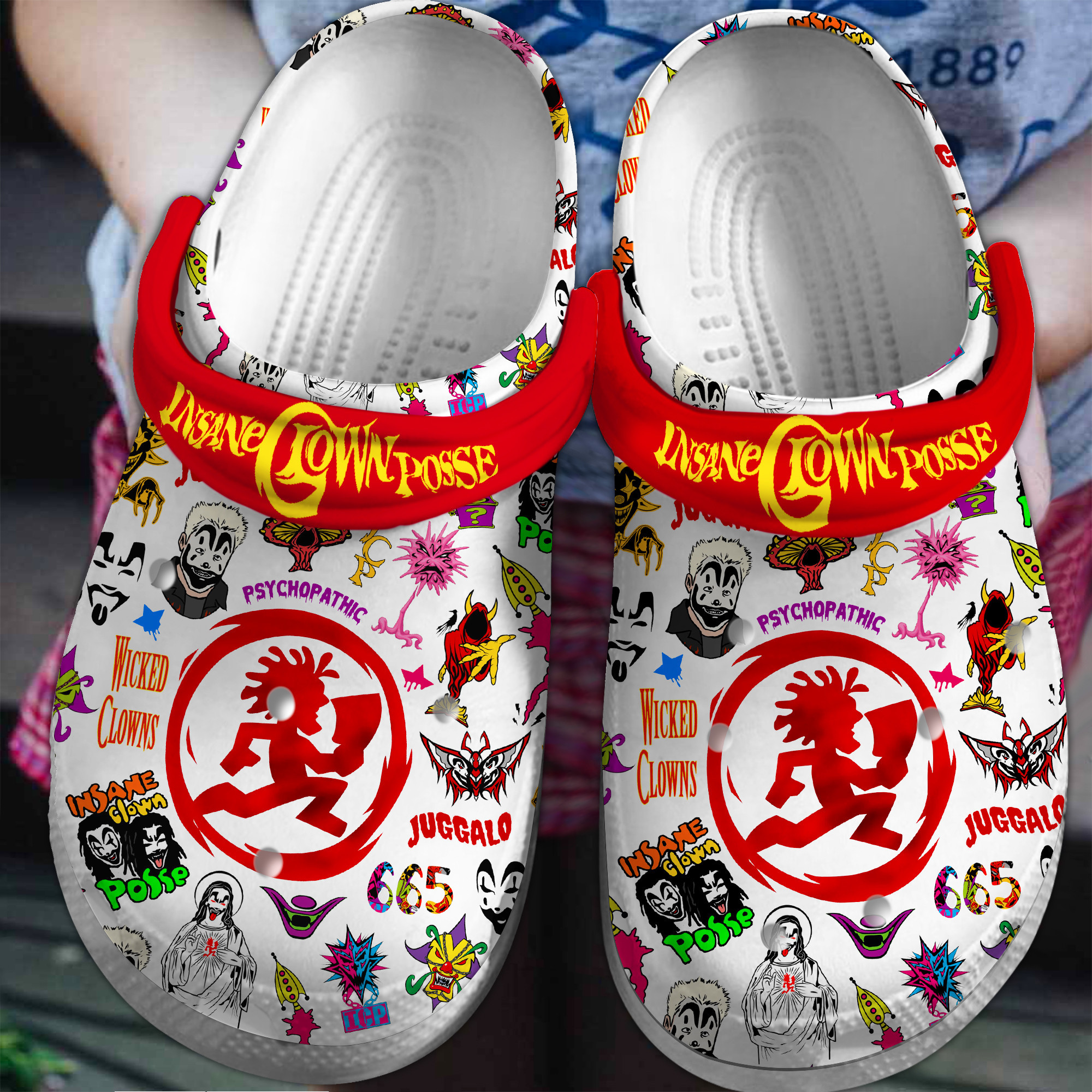 Insane Clown Posse Music Crocs Crocband Clogs Shoes Comfortable For Men Women and Kids