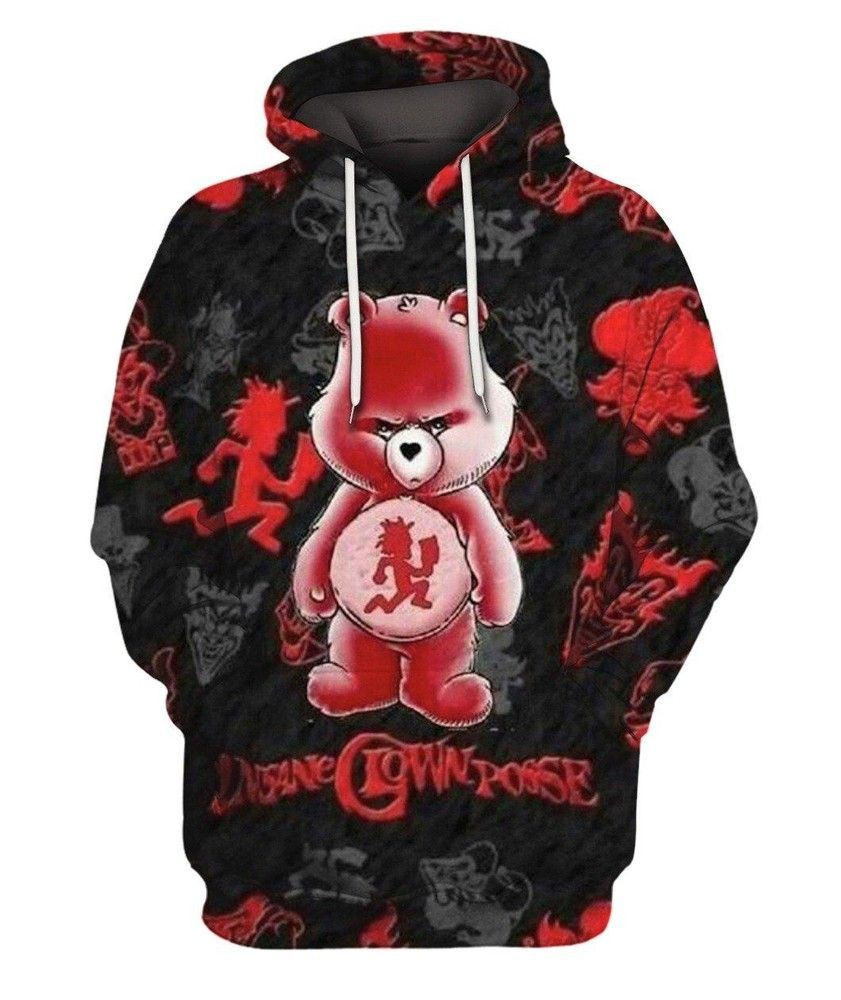 Insane Clown Posse Sugar Bear 3D All Over Print Hoodie, Zip Hoodie