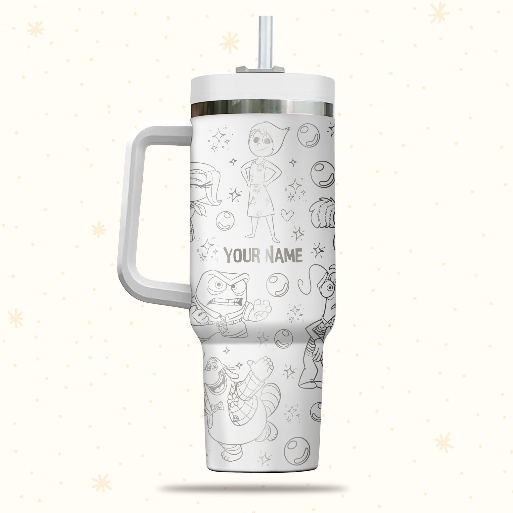 Inside Out Disney Cartoon Custom Stanley Cup 40 oz 30 oz Tumbler With HandleTVC2301982