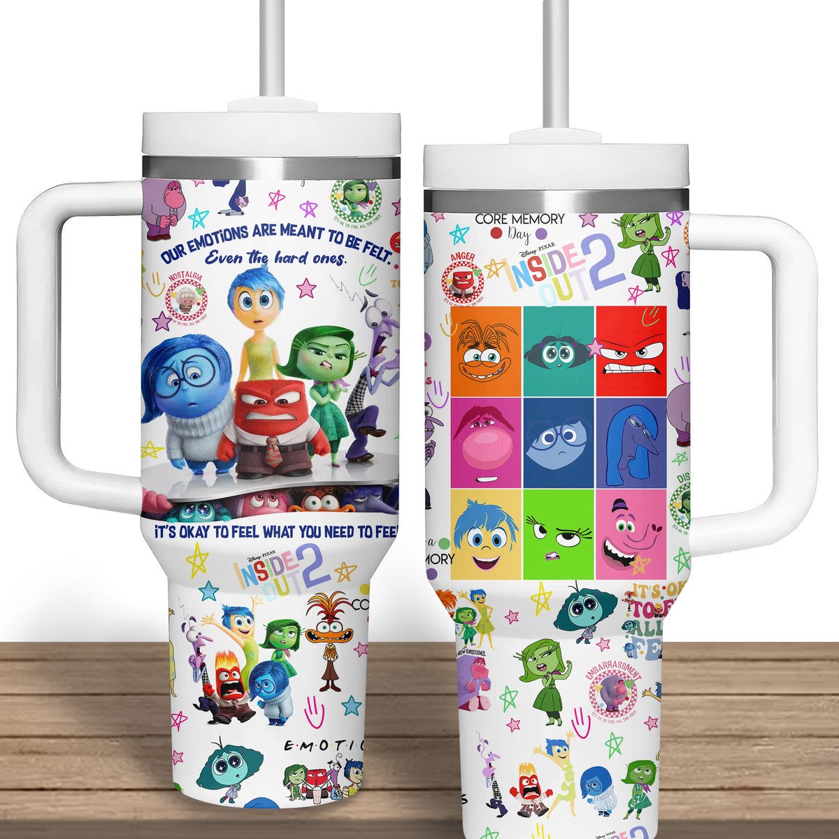 Inside Out Movies Custom Stanley Cup 40 oz 30 oz Tumbler With HandleTVC2301516