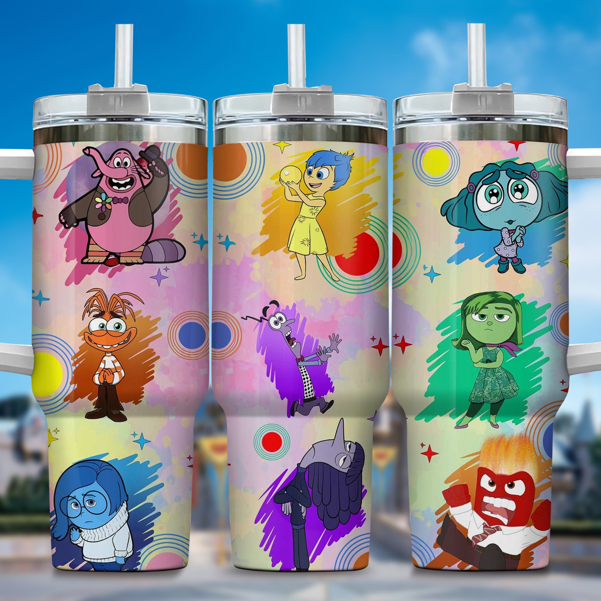 Inside Out Movies Custom Stanley Cup 40 oz 30 oz Tumbler With HandleTVC2301666