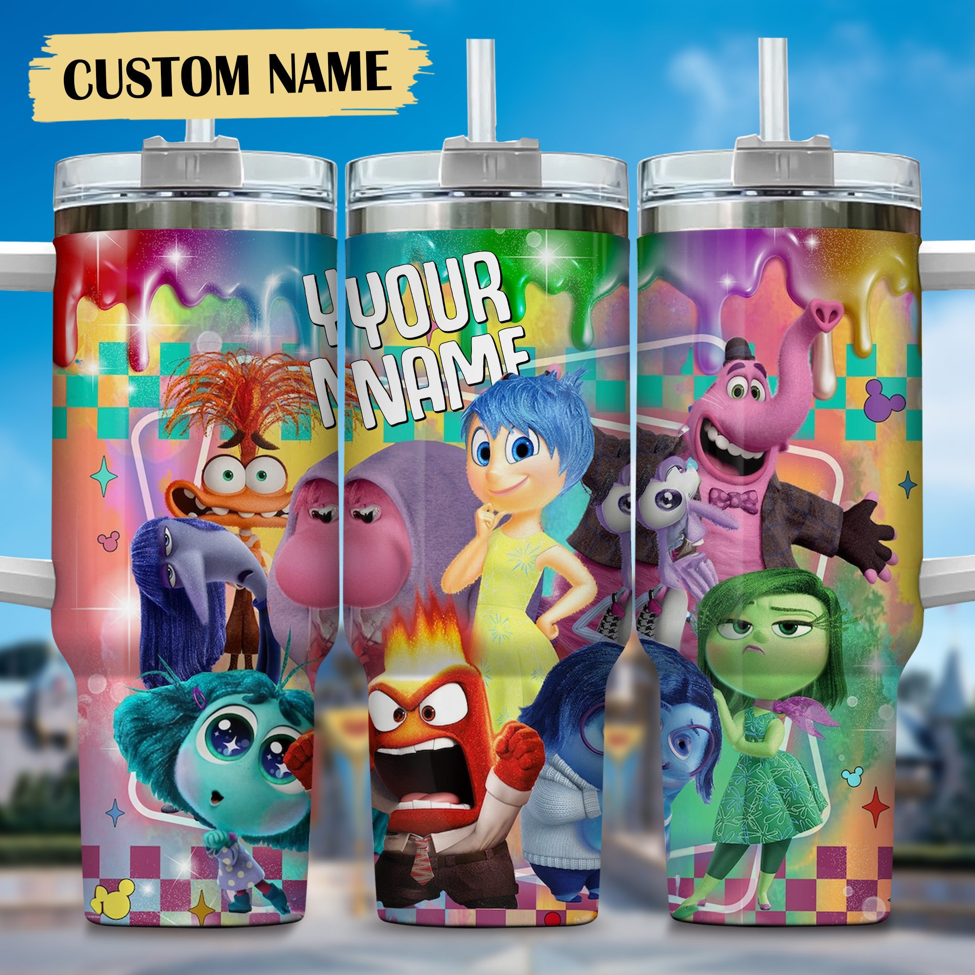 Inside Out Movies Custom Stanley Cup 40 oz 30 oz Tumbler With HandleTVC2301666