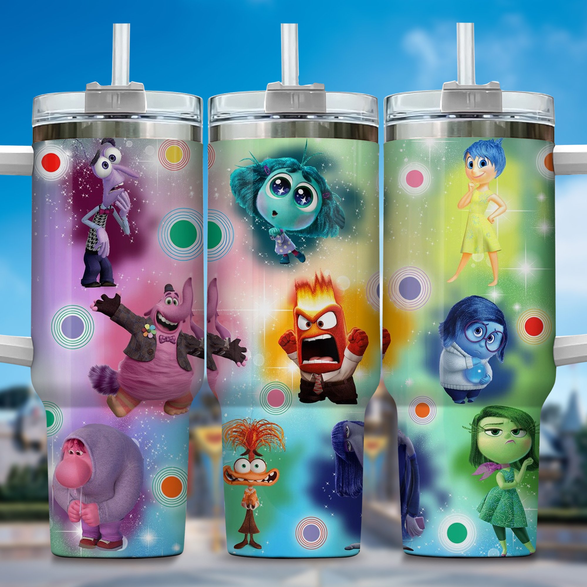 Inside Out Movies Custom Stanley Cup 40 oz 30 oz Tumbler With HandleTVC2301666