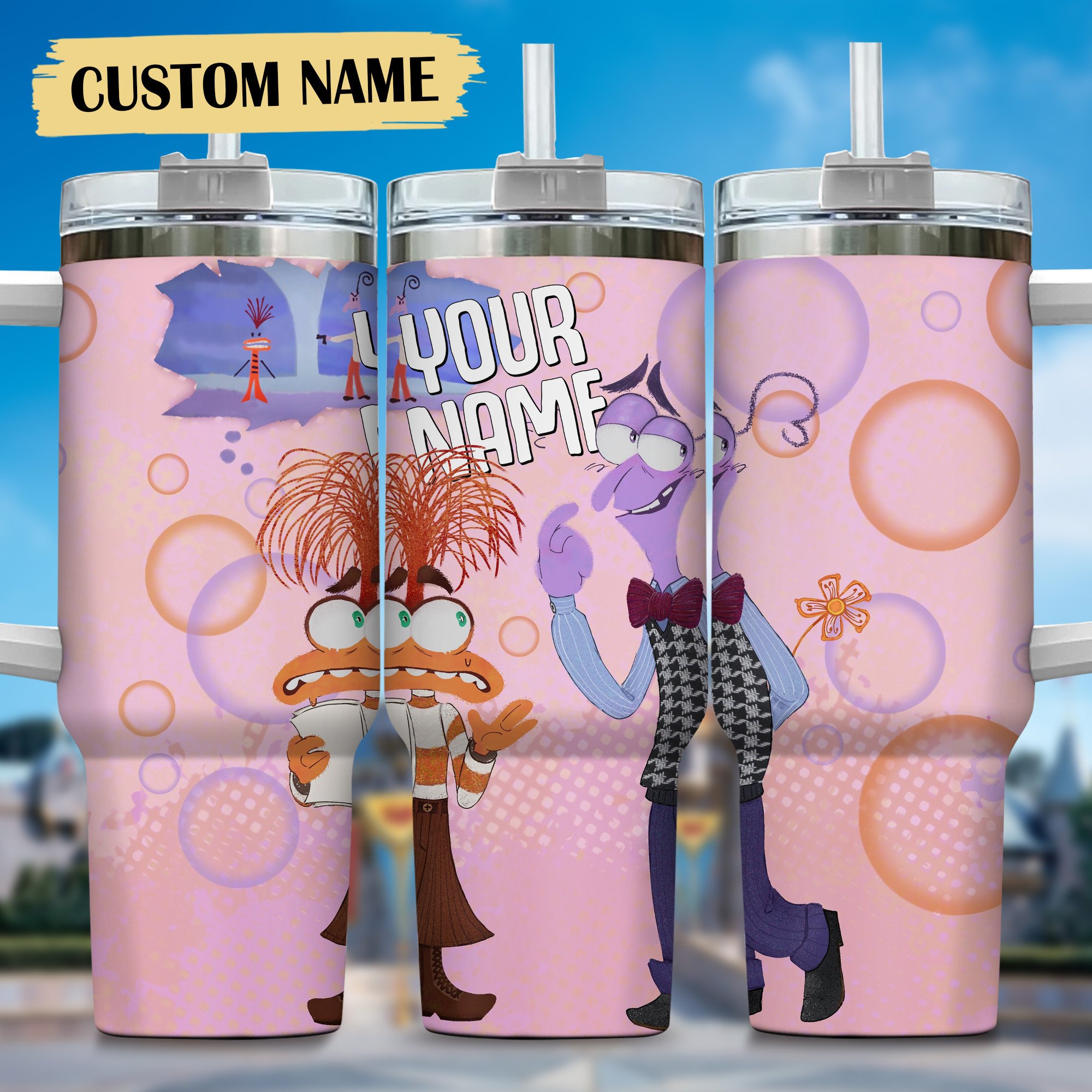 Inside Out Movies Custom Stanley Cup 40 oz 30 oz Tumbler With HandleTVC2301666