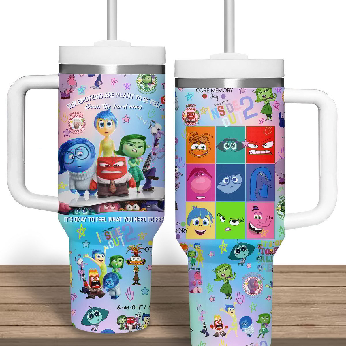 Inside Out Movies Custom Stanley Cup 40 oz 30 oz Tumbler With HandleTVC2301738