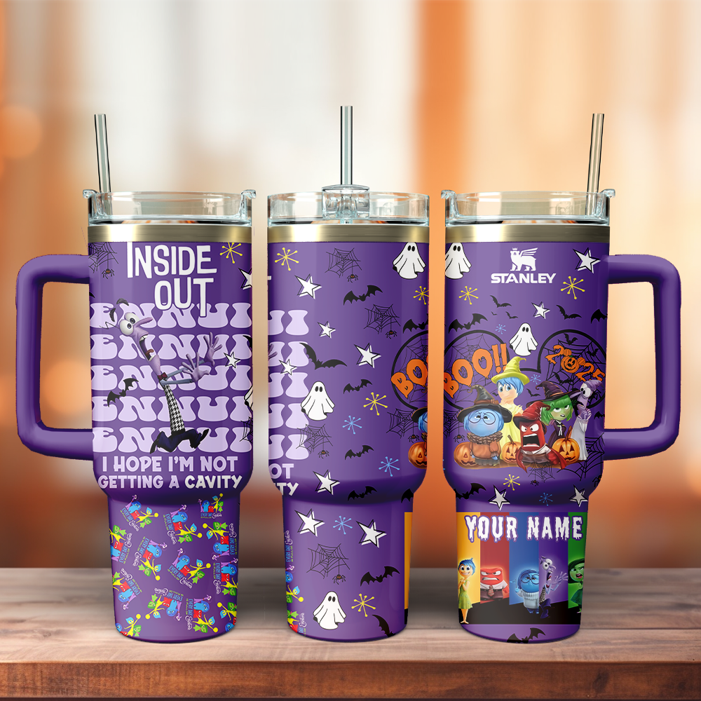 Inside Out x Halloween Custom Stanley Cup 40 oz 30 oz Tumbler With HandleTVC2301126 - Image 3