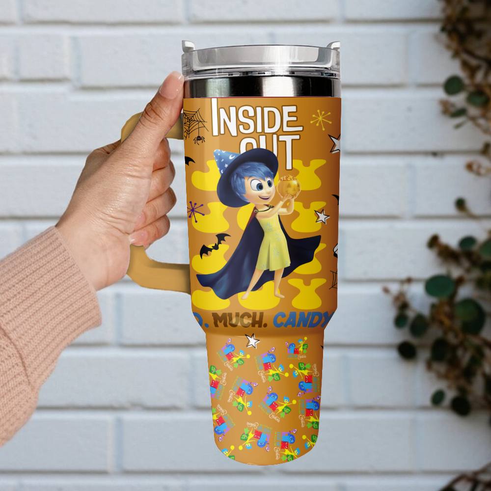 Inside Out x Halloween Custom Stanley Cup 40 oz 30 oz Tumbler With HandleTVC2301127 - Image 3