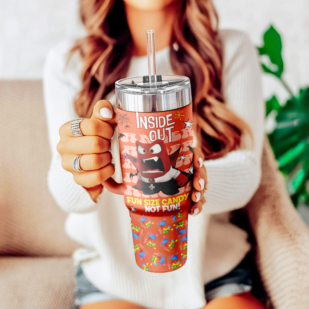 Inside Out x Halloween Custom Stanley Cup 40 oz 30 oz Tumbler With HandleTVC2301127 - Image 2
