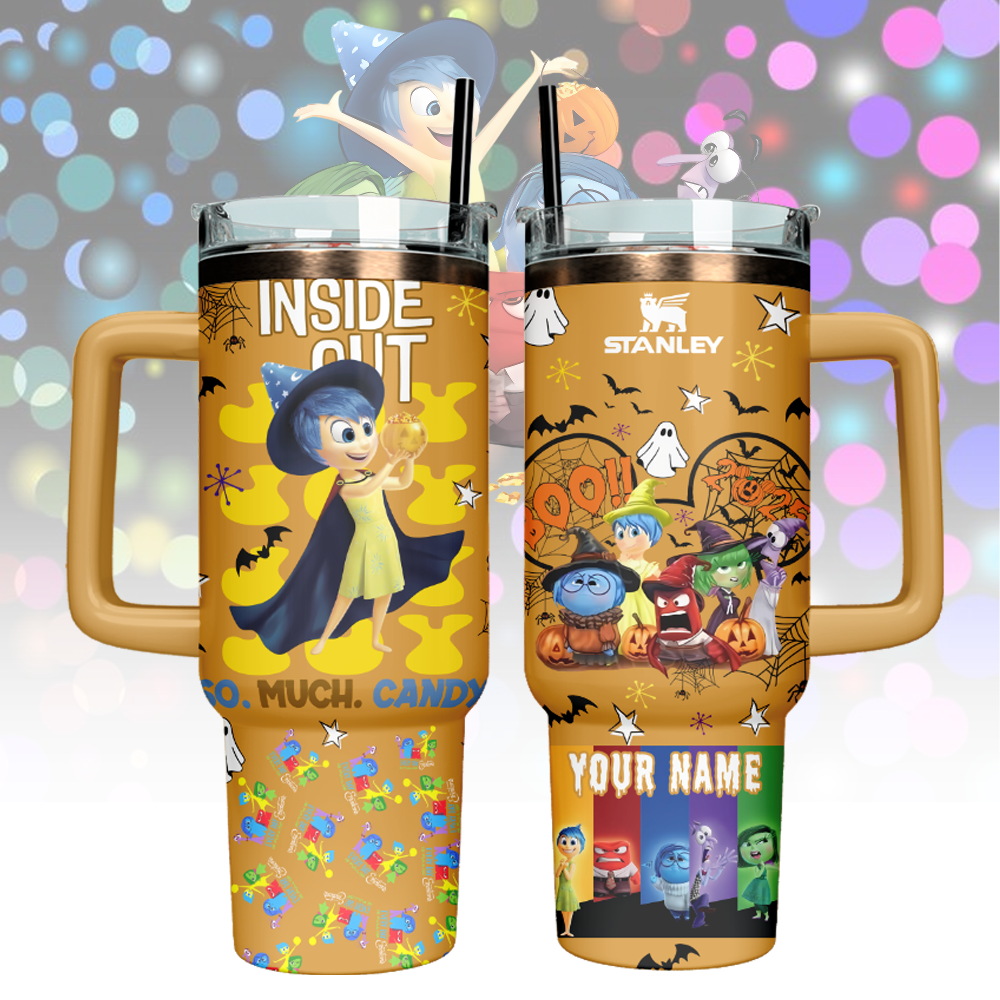 Inside Out x Halloween Custom Stanley Cup 40 oz 30 oz Tumbler With HandleTVC2301127