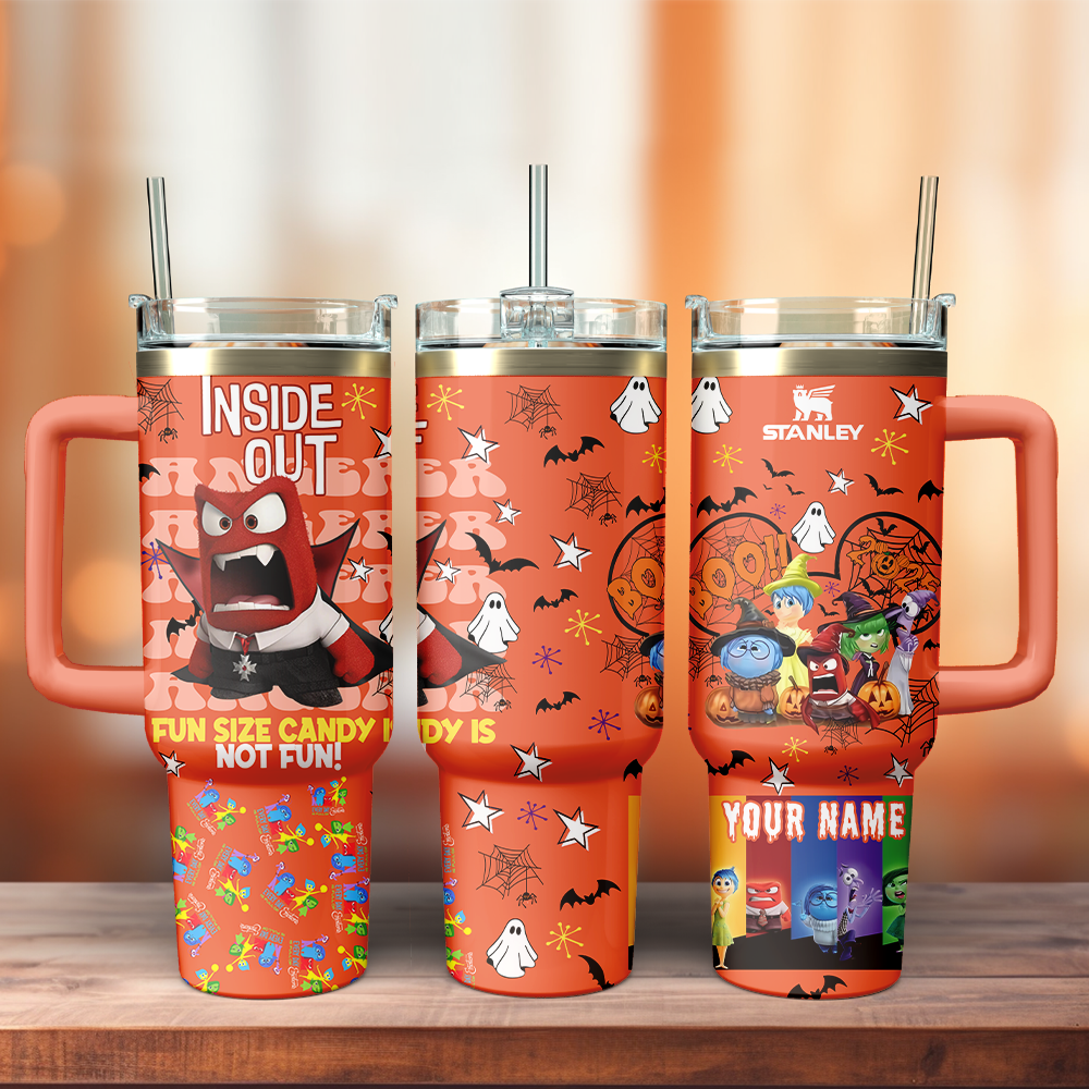 Inside Out x Halloween Custom Stanley Cup 40 oz 30 oz Tumbler With HandleTVC2301127 - Image 5