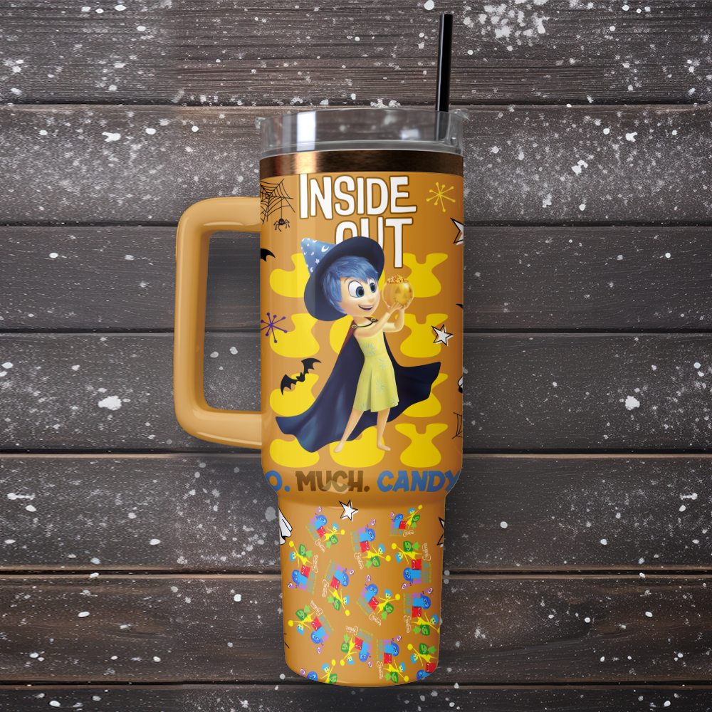 Inside Out x Halloween Custom Stanley Cup 40 oz 30 oz Tumbler With HandleTVC2301127 - Image 4