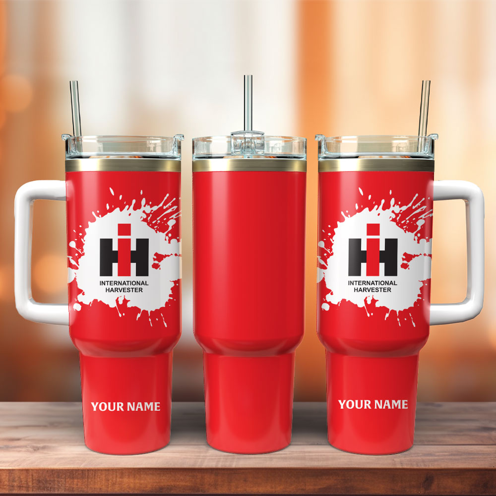 International Harvester Tractors Custom Stanley Cup 40 oz 30 oz Tumbler With HandleTVC2301246