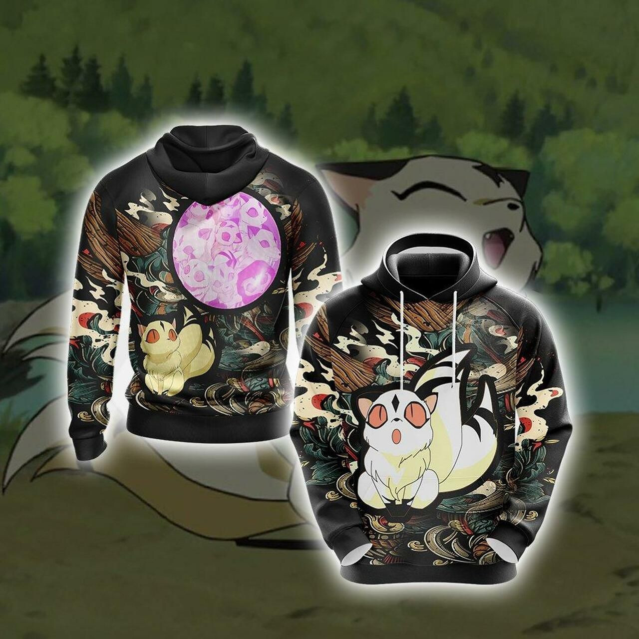Inuyasha - Kirara Unisex 3D All Over Print Hoodie, Zip Hoodie
