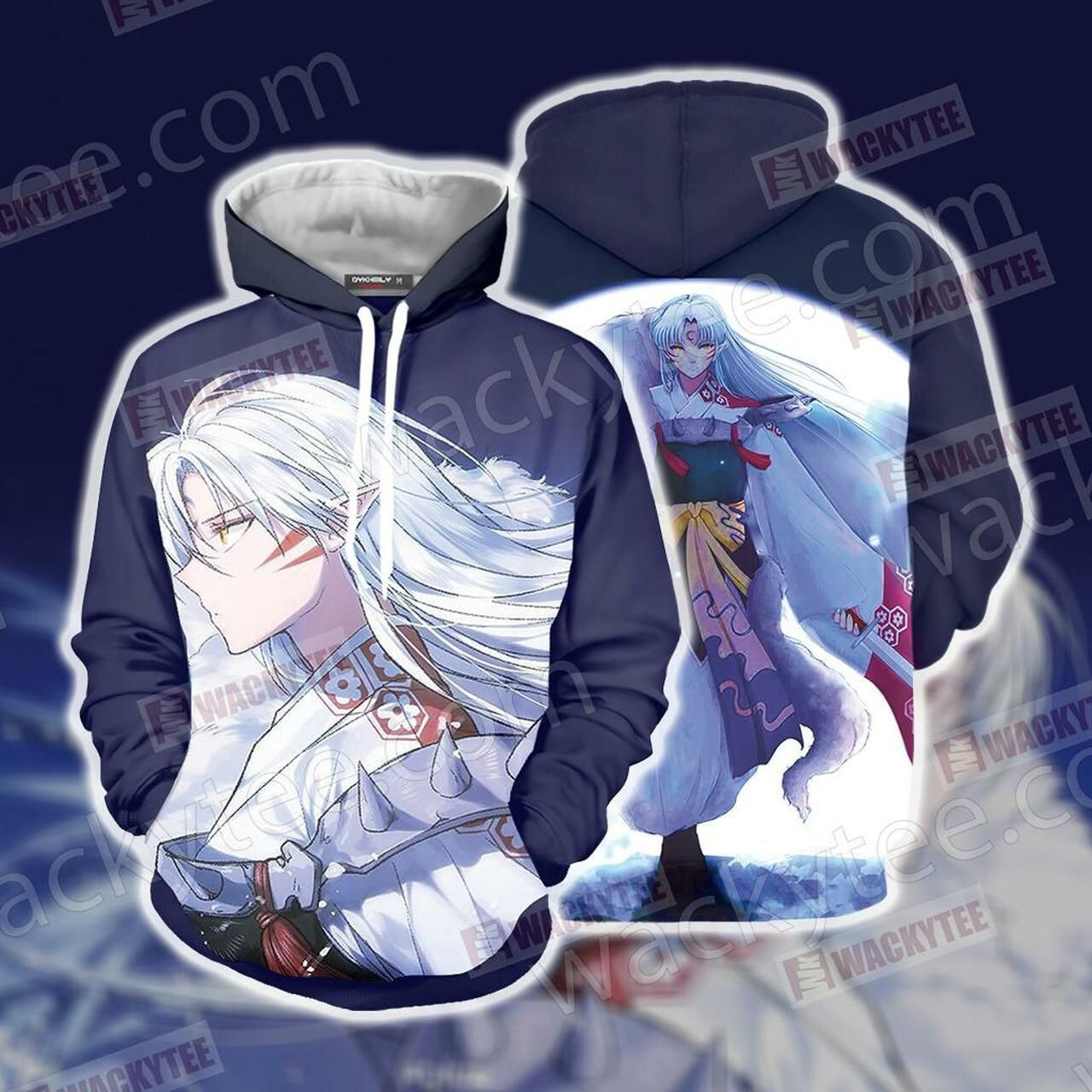 Inuyasha Sesshomaru 3D All Over Print Hoodie, Zip Hoodie