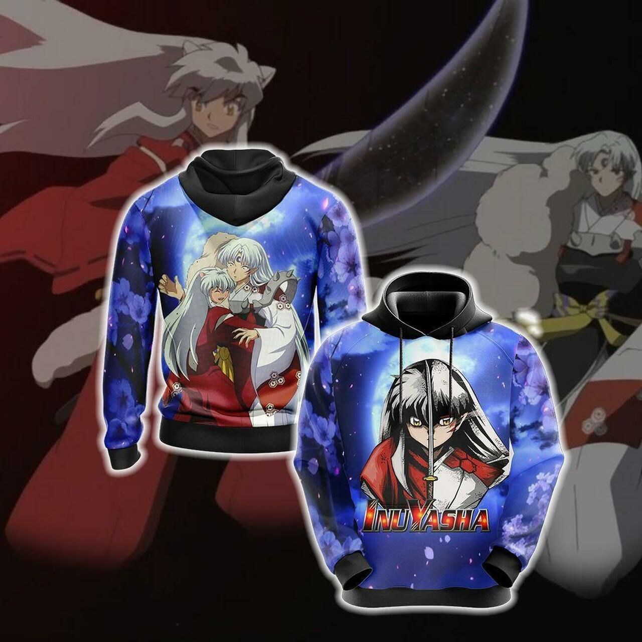 Inuyasha - Tessaiga Unisex 3D All Over Print Hoodie, Zip Hoodie