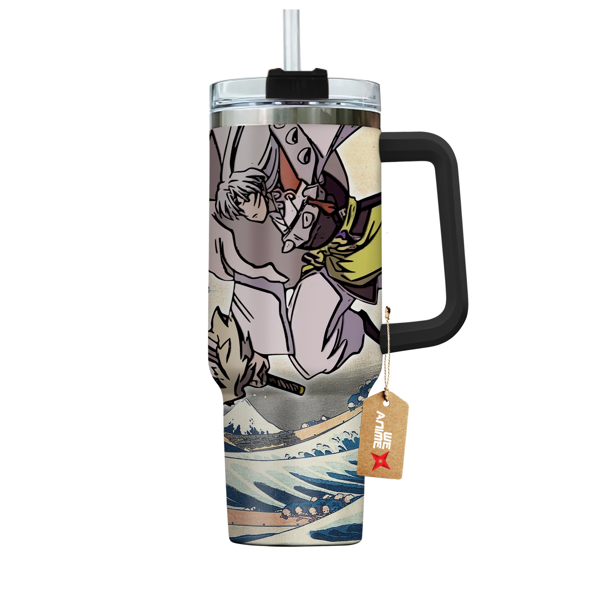 Inuyasha x Sesshomaru Anime Custom Stanley Cup 40 oz 30 oz Tumbler With HandleTVC2301146 - Image 4
