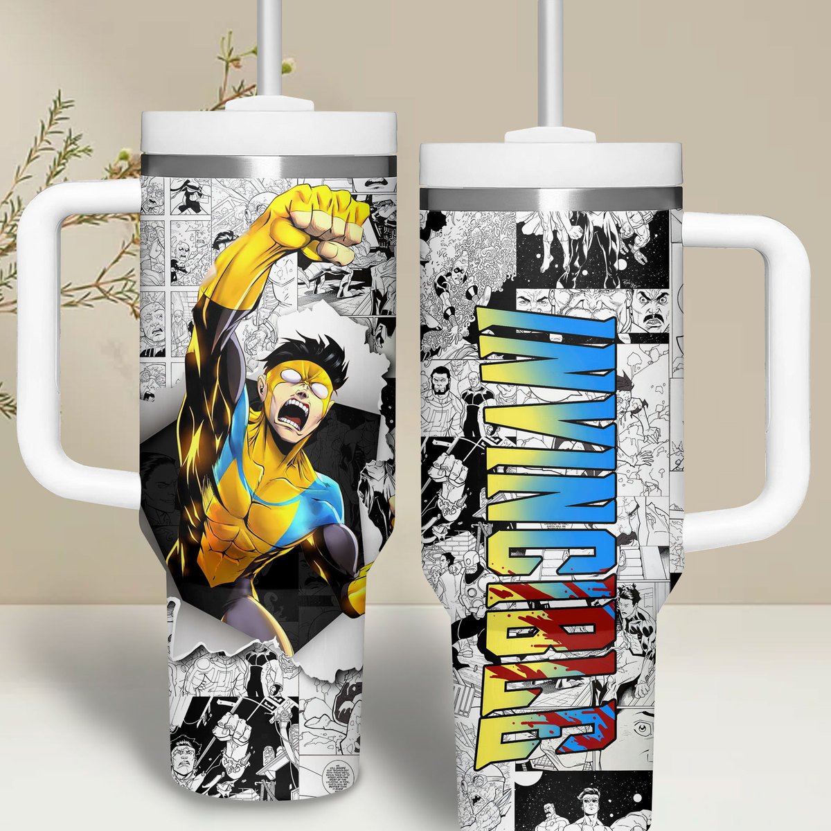 Invincible TV Series Custom Stanley Cup 40 oz 30 oz Tumbler With HandleTVC2301322