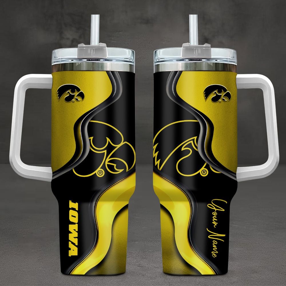 Iowa Hawkeyes NCAA Custom Stanley Cup 40 oz 30 oz Tumbler With HandleTVC2301106