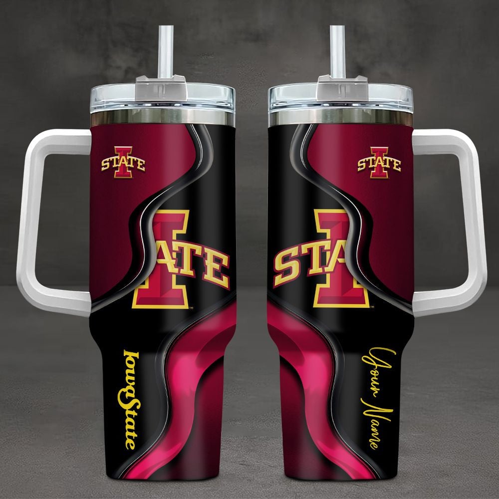 Iowa State Cyclones NCAA Custom Stanley Cup 40 oz 30 oz Tumbler With HandleTVC2301104