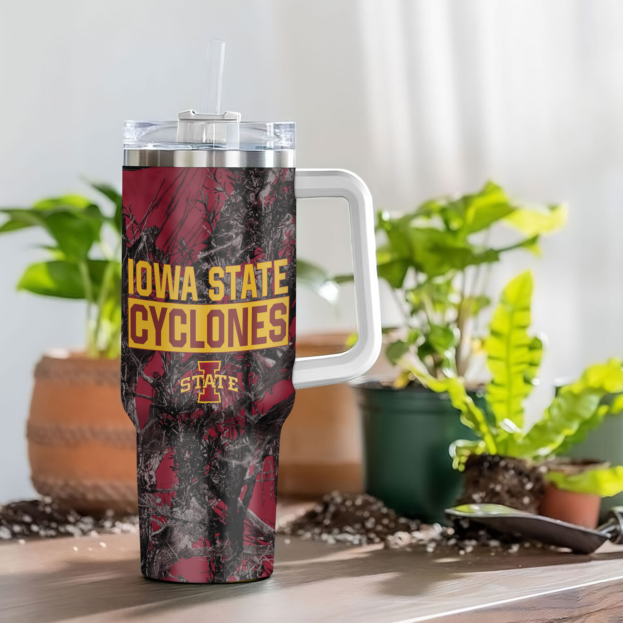 Iowa State Cyclones NCAA Hunting Custom Stanley Cup 40 oz 30 oz Tumbler With HandleTVC230115 - Image 4