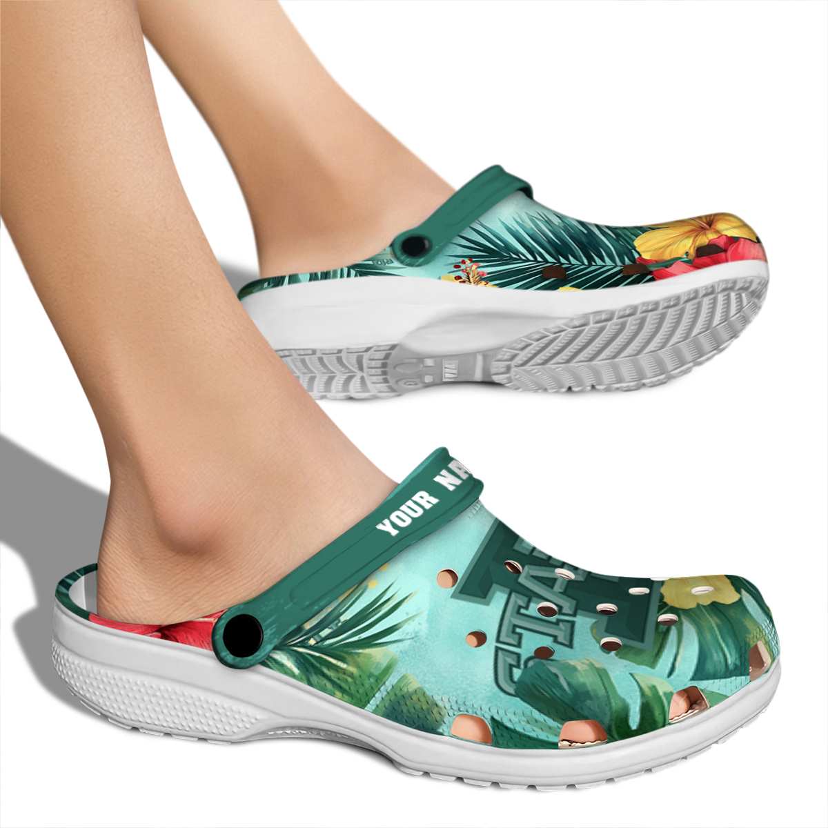 Iowa State Cyclones NCAA Sport Crocs Crocband Clogs Shoes Comfortable For Men Women and Kids - Image 2