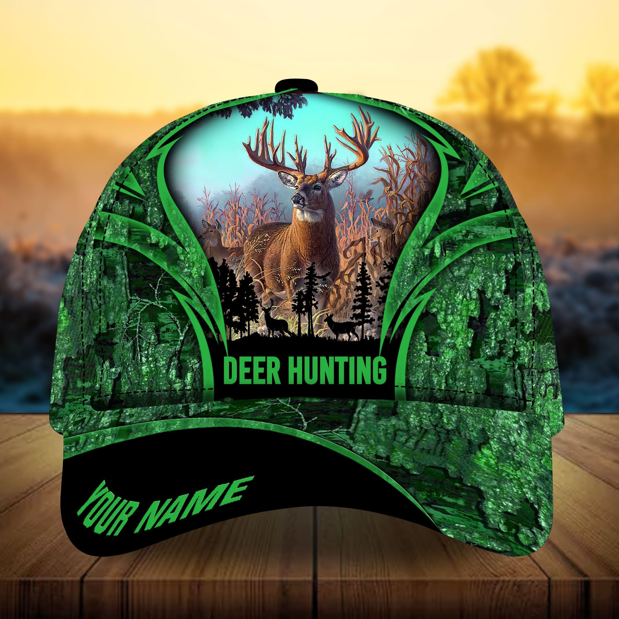 Iqroid Hunting Hats 3D Multicolored Camo Personalized Trucker Hats Custom Hats Gifts For Men & Women