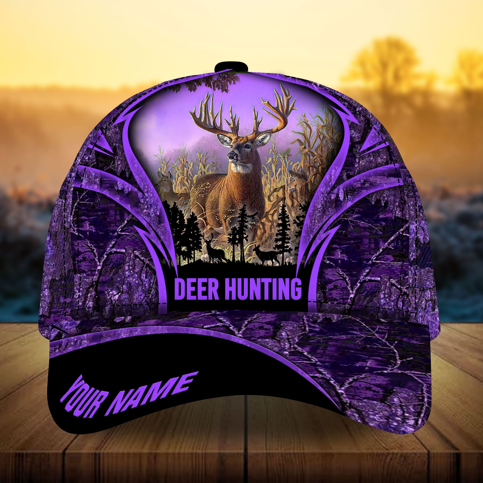 Iqroid Hunting Hats 3D Multicolored Camo Personalized Trucker Hats Custom Hats Gifts For Men & Women