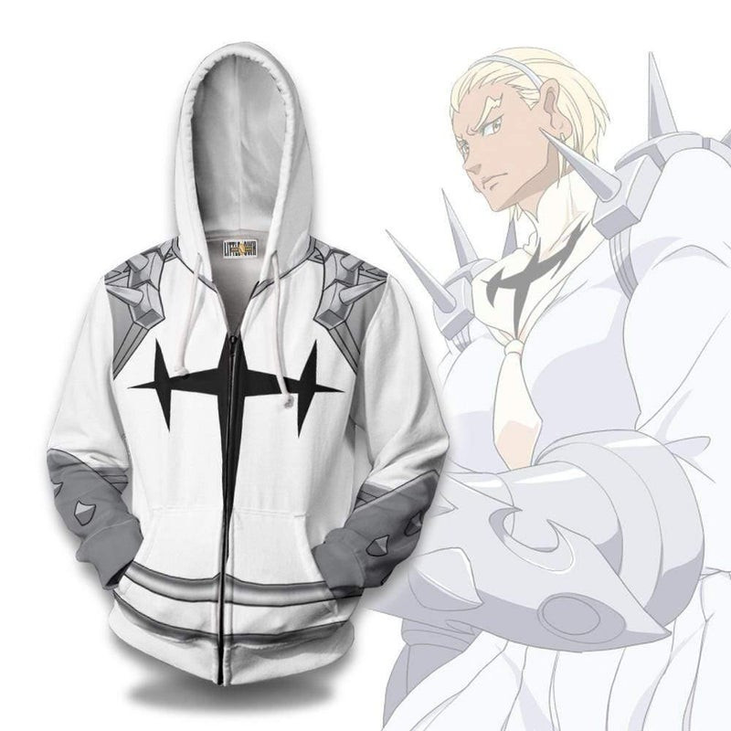 Ira Gamagoori Uniform Cosplay Costume Kill la Kill 3D All Over Print Hoodie, Zip Hoodie