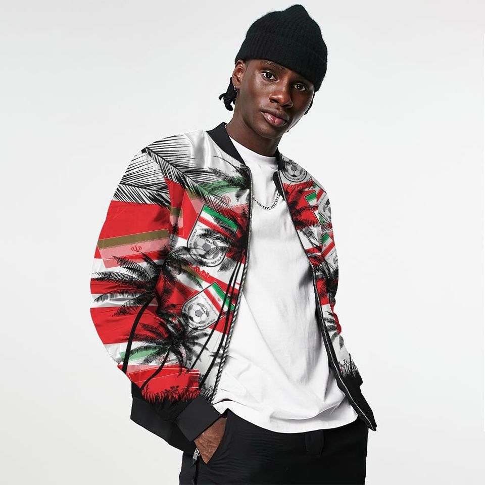 Iran Coconut Pattern Hawaiian Soccer Team, Iran World Cup 2022 3D Sweater - Image 9