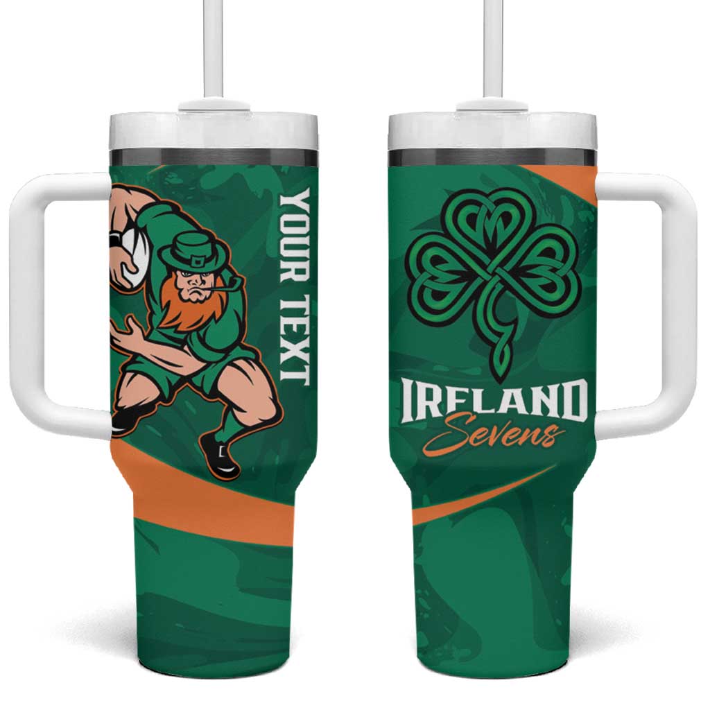 Ireland Rugby Sevens Go Champions Irish Shamrock Custom Stanley Cup 40 oz 30 oz Tumbler With HandleTVC2301330 - Image 2