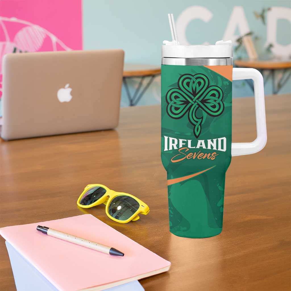 Ireland Rugby Sevens Go Champions Irish Shamrock Custom Stanley Cup 40 oz 30 oz Tumbler With HandleTVC2301330 - Image 5