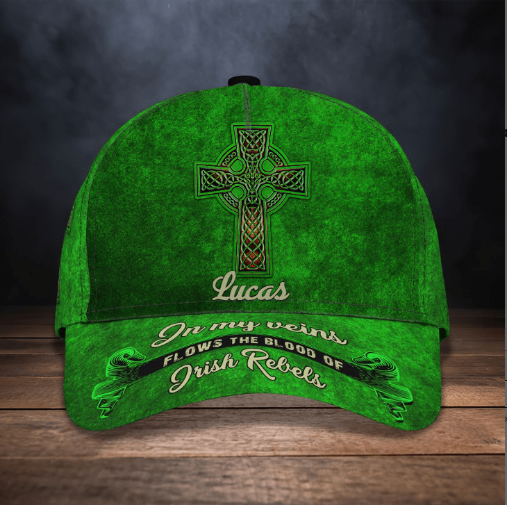 Irish Cap, Personalized Irish 3D Classic Cap for Men, Women, Custom Name Hat for People Who Love Irishman Trucker Hats Custom Hats Gifts For Men & Women