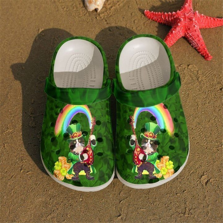 Irish Cat Rainbow For Men And Women Gift For Fan Classic Water Rubber clog Shoes Comfy Footwear