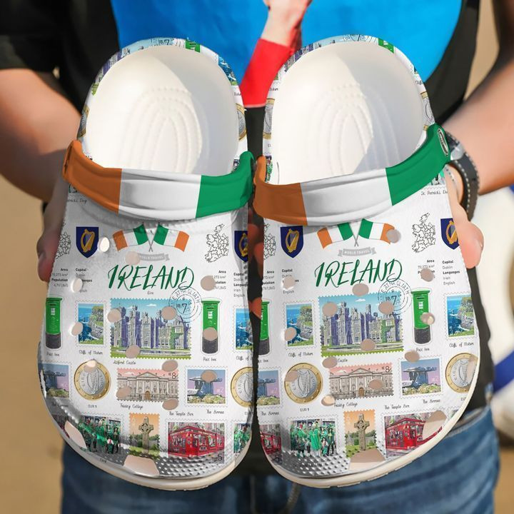 Irish Ireland Postcard Classic Clogs Shoes