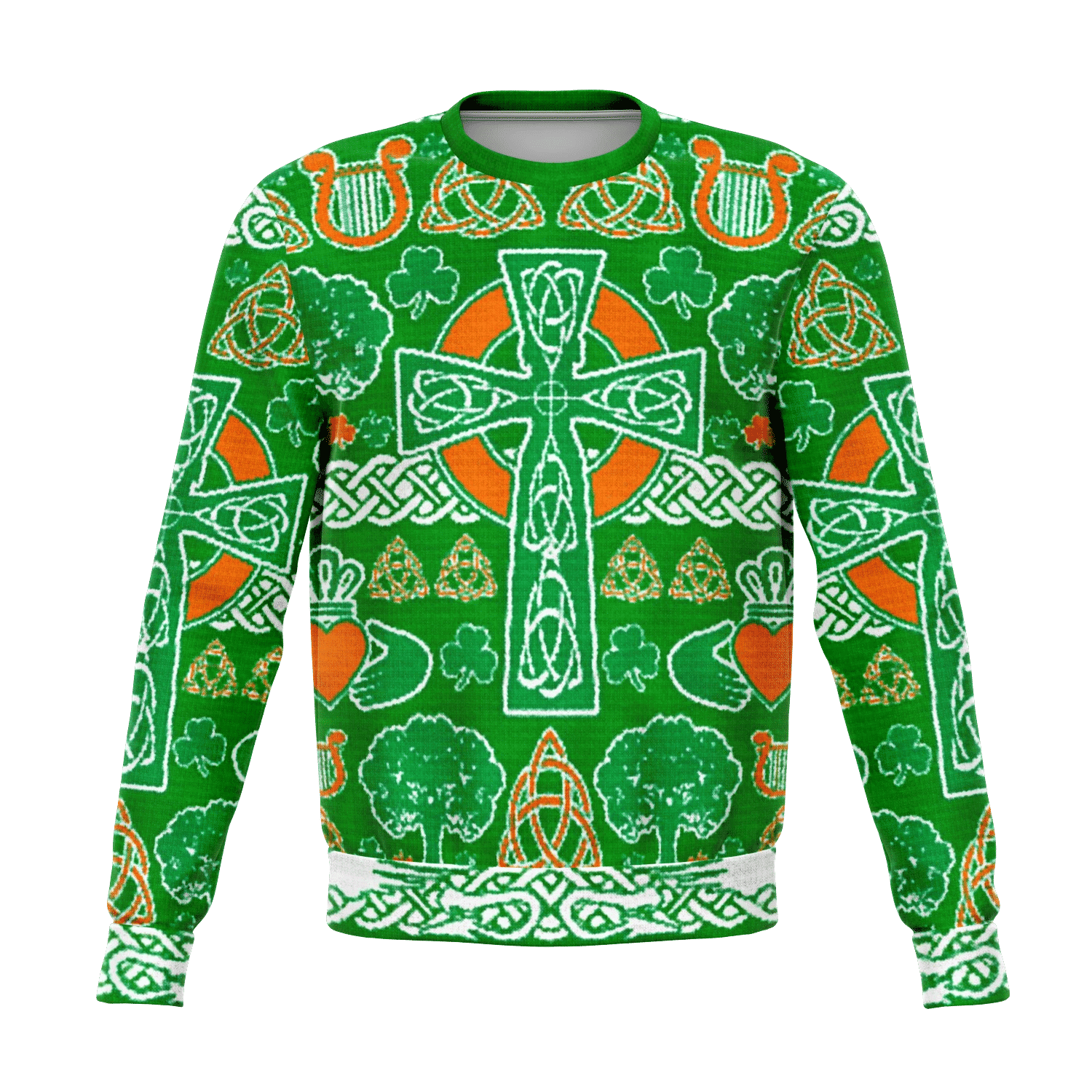 Irish Ugly Christmas Sweater Adult 3D Funny Matching for family