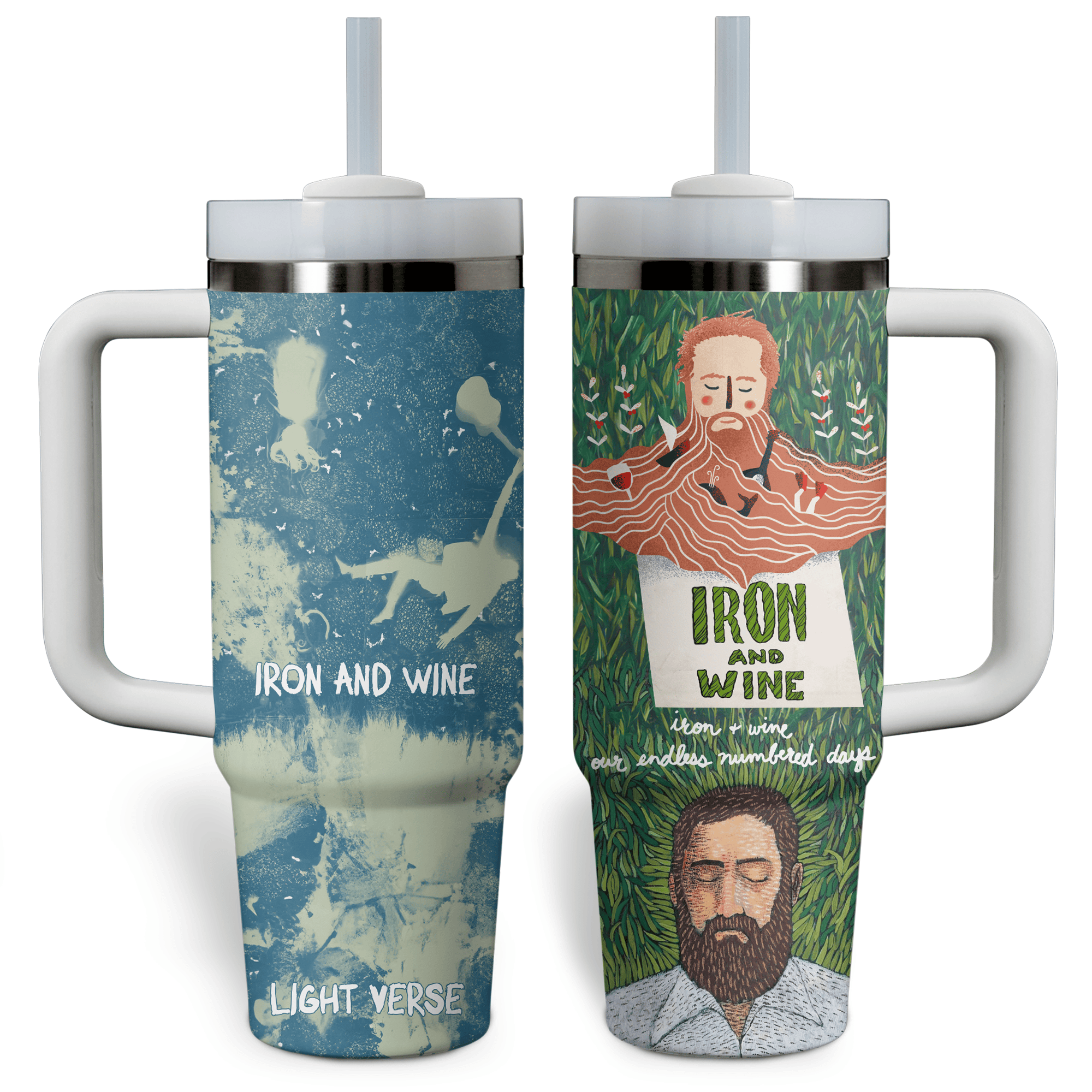 Iron And Wine Music Custom Stanley Cup 40 oz 30 oz Tumbler With HandleTVC2301526
