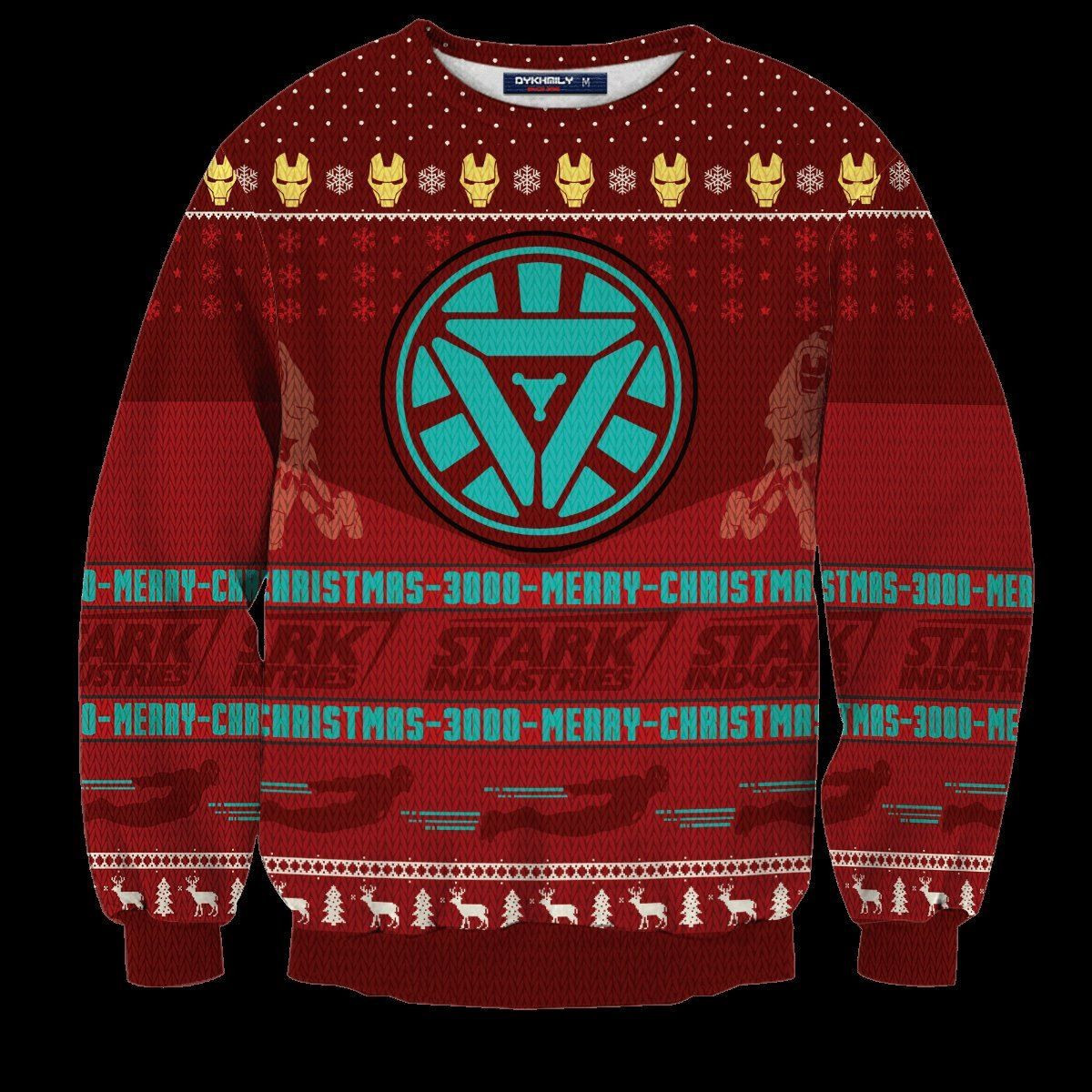 Iron Knight Ugly Christmas Sweater Adult 3D Funny Matching for family